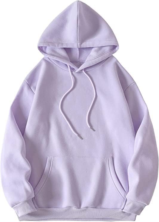 Women's Casual Hoodies Sweatshirts Long Sleeve Basic Pullover Tops With Kangaroo Pockets Winter Fall Clothes