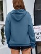 Women's Graphic Hoodies Heart Print Drawstring Long Sleeve Pocket Sweatshirt Pullover Tops