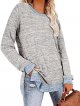 Women's Long Sleeve Sweatshirts Color Block Sweaters Tunic Tops