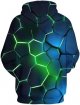 Unisex Novelty Hoodies for Men 3D Printed Graphics Pockets Pullover Sweatshirts Christmas Halloween