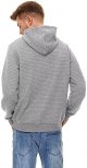 Men's Hoodies Pullover Casual Plaid Jacquard Kangaroo Pockets Drawstring Long Sleeve Hooded Sweatshirts