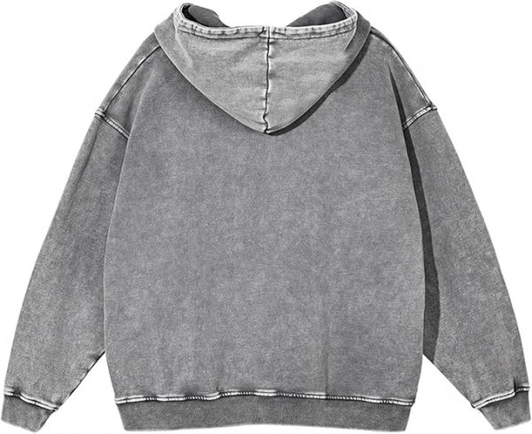Mens Oversized Hoodies Vintage Hoodie Couples Pullover Acid Wash Hoodies for Men Streetwear Sweatshirts