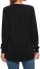 Womens Long Sleeve Tunic Tops Casual Loose Fit Sweatshirts Round Neck Pullover Blouse Sweatshirts with Pocket