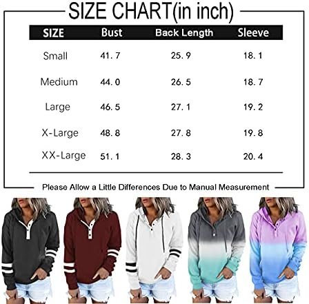 Hooded Sweatshirts for Women Hoodies Pullover Casual Sports Top Button Down Shirt with Pockets