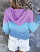Hooded Sweatshirts for Women Hoodies Pullover Casual Sports Top Button Down Shirt with Pockets