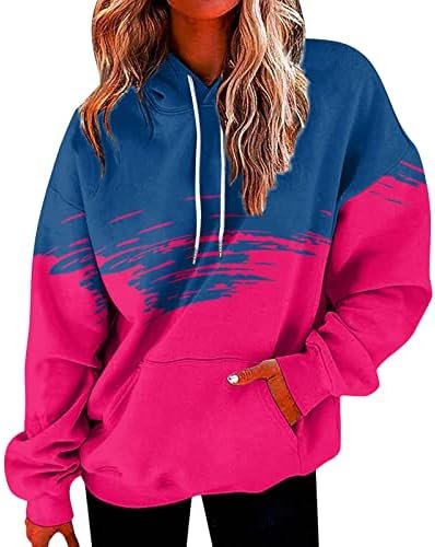 Womens Plus Size Hooded Sweatshirt Long Sleeve Drawstring Sweatshirt Loose Sweatshirt Warm Zip up Sweaters for