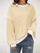 Women Sweatshirts Pullover Tops Long Sleeve Shirts Loose Fit Tops Casual Fall Outfits Y2K Clothes